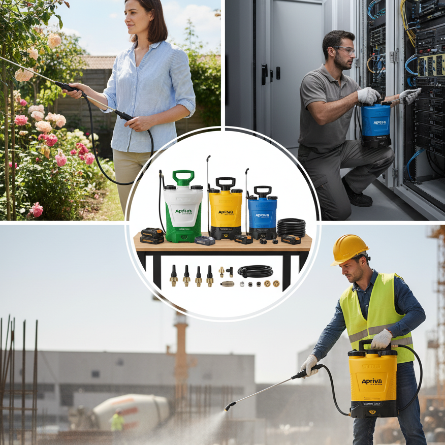 Opryskiwacze akumulatorowe i ciśnieniowe – który najlepiej sprawdzi się w ogrodzie, pracy serwisowej lub na budowie?